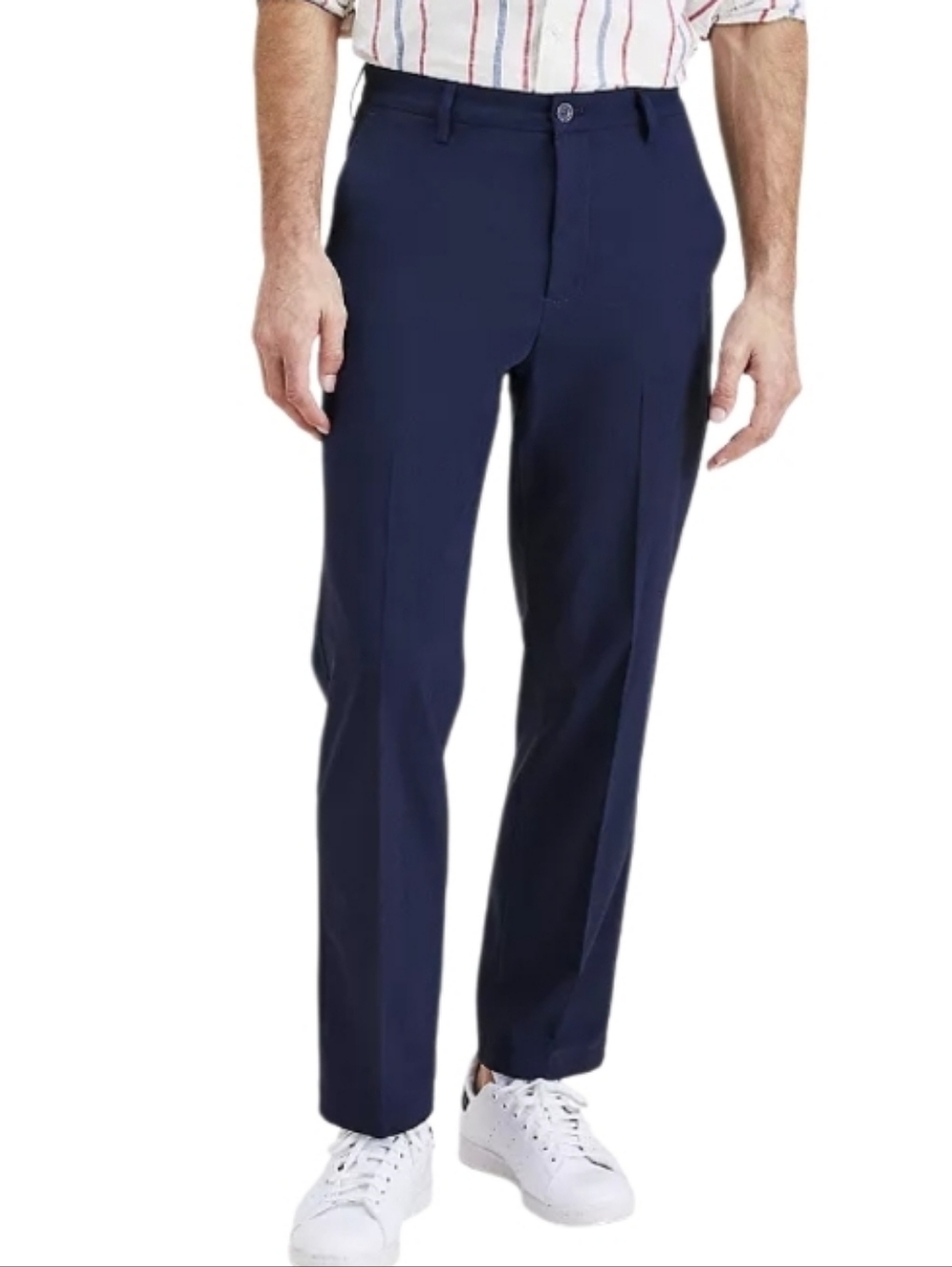 Men's Signature Go Khaki Pants in Navy Sz 36x29 Nwt